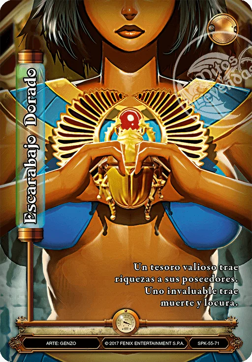 Escarabajo Dorado 「steampunk-055」 (ES)