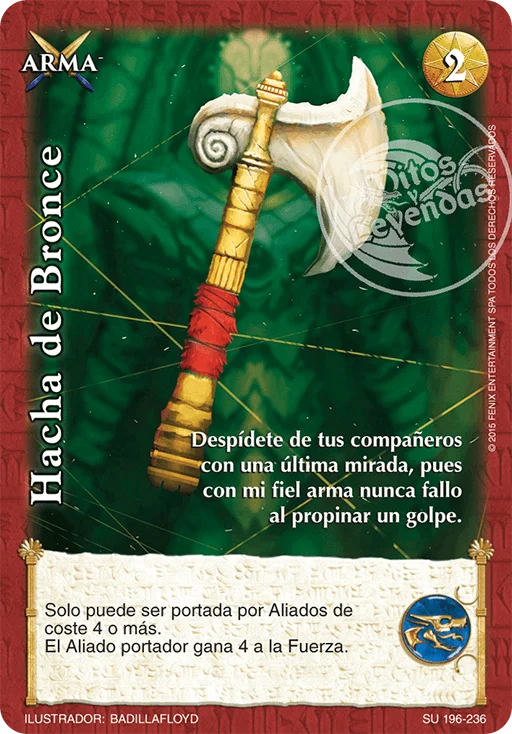 Hacha de Bronce 「sumeria-196」 (ES)