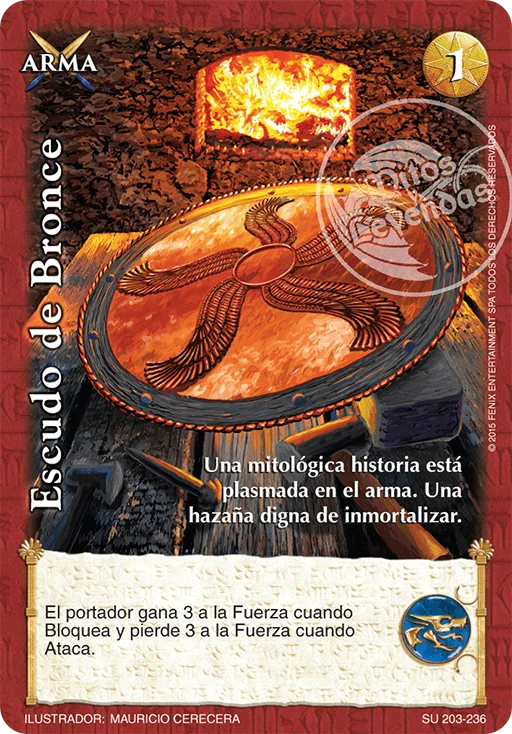Escudo de Bronce 「sumeria-203」 (ES)