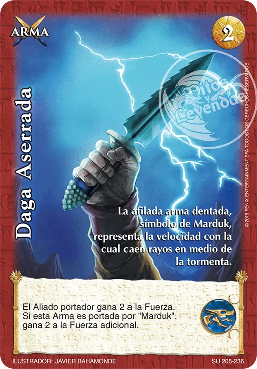Daga Aserrada 「sumeria-205」 (ES)