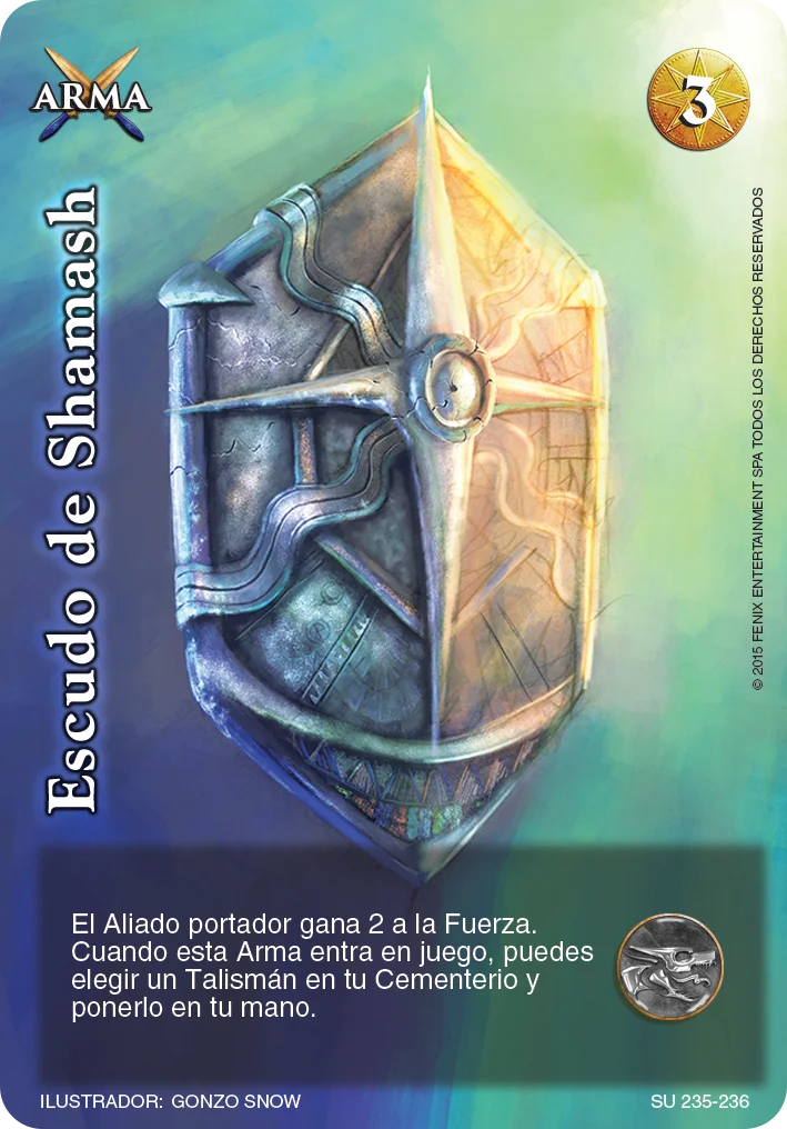 Escudo de Shamash 「sumeria-235」 (ES)