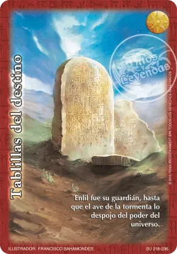 Tablillas del Destino 「SU-218」「ES」
