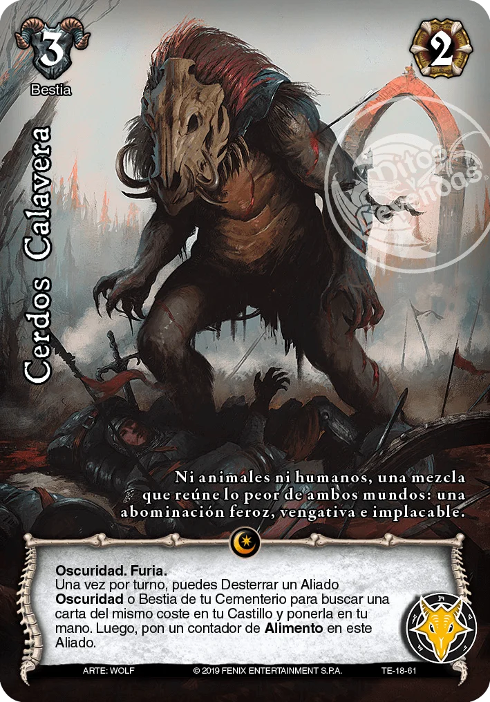 Cerdos Calavera 「terrores-nocturnos-018」 (ES)