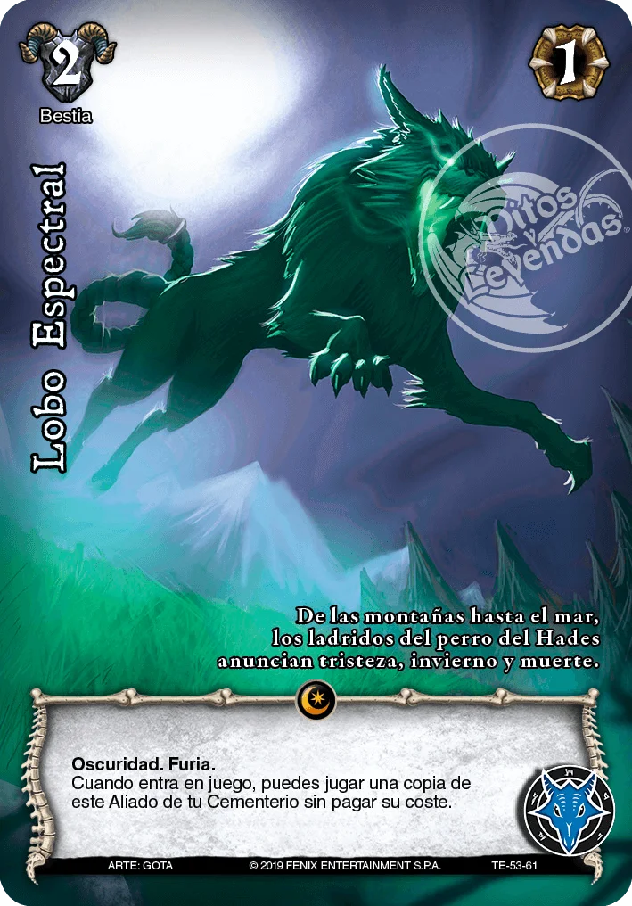 Lobo Espectral 「terrores-nocturnos-053」 (ES)