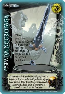 Espada Necrofagia #276 · Mitos y Leyendas