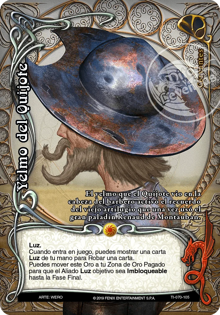 Yelmo del Quijote 「tinta-inmortal-070」 (ES)