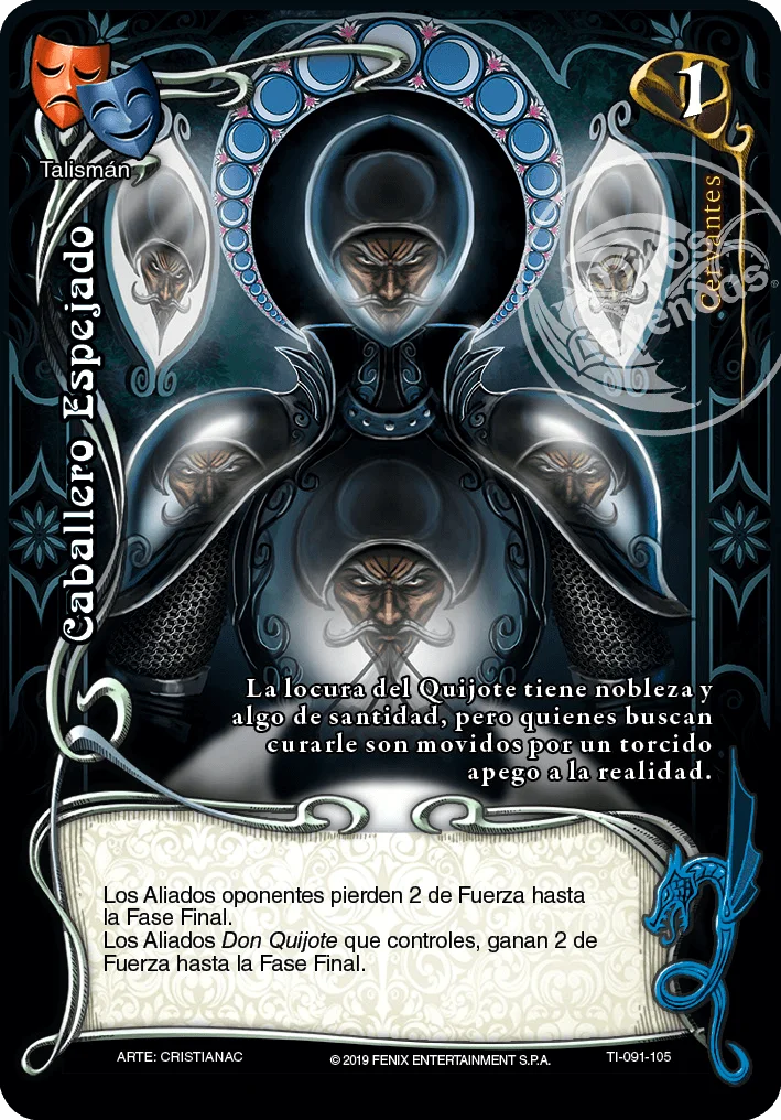 Caballero Espejado 「tinta-inmortal-091」 (ES)