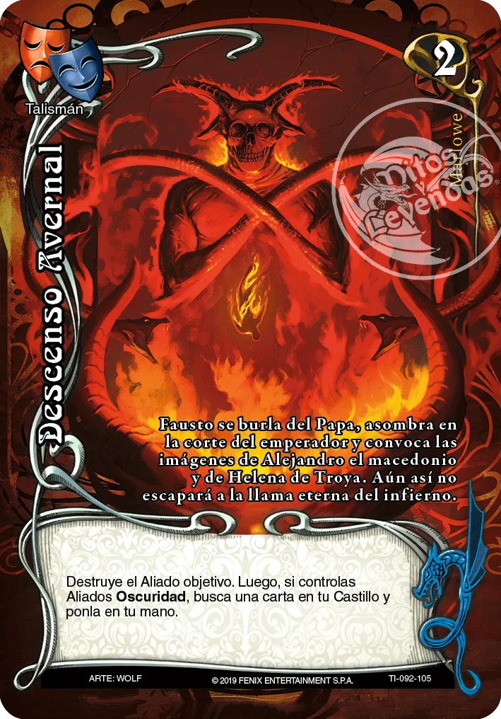 Descenso Avernal 「tinta-inmortal-092」 (ES)