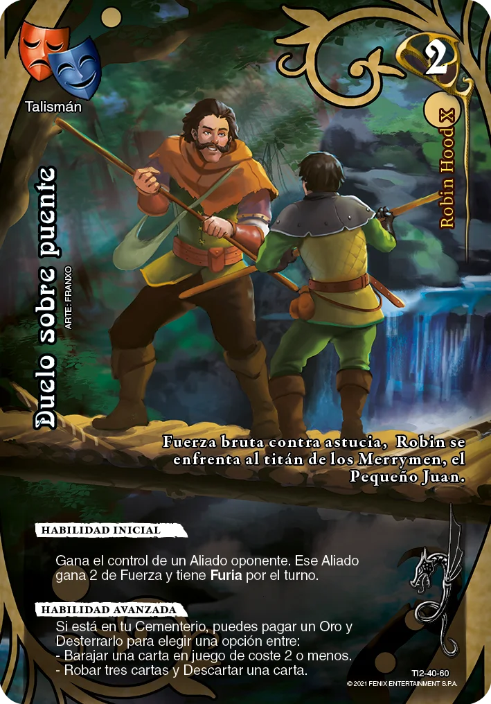 Duelo sobre puente 「tinta_inmortal_robin_hood-010」 (ES)