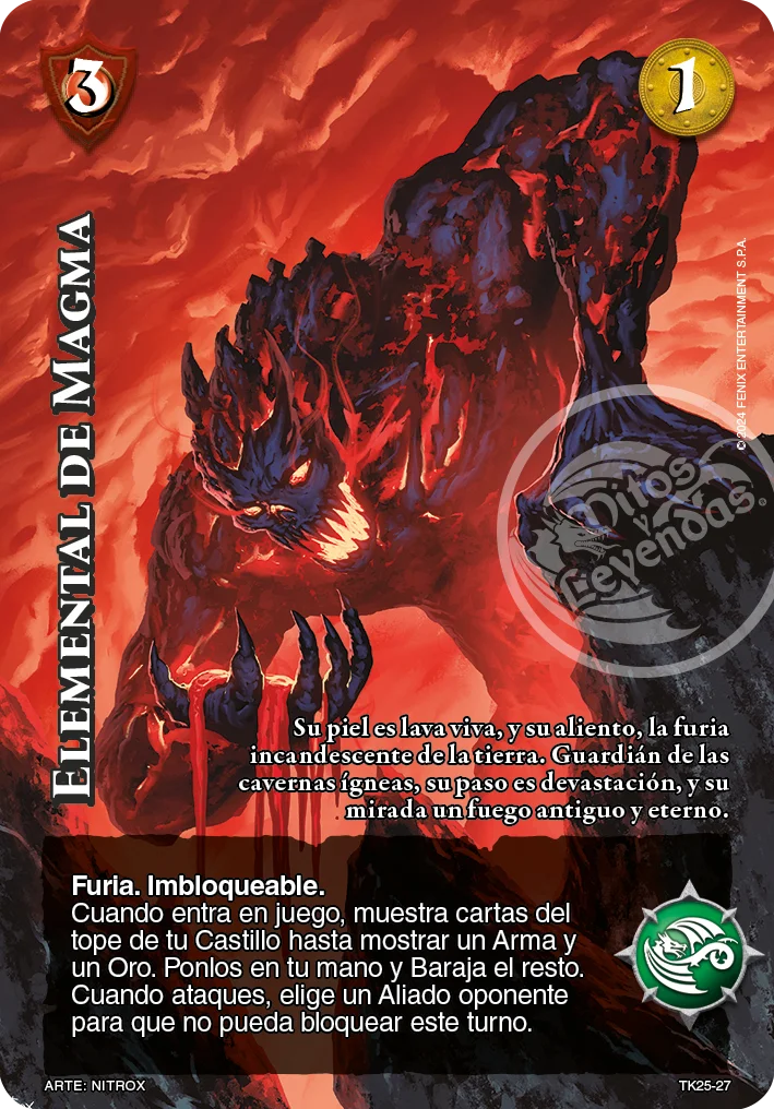 Elemental de Magma 「toolkit_cenizas_de_fuego-030」「ES」