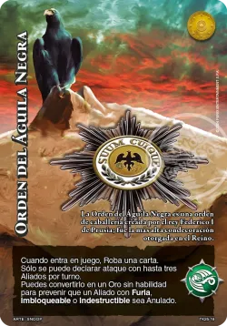 Orden del Águila Negra 「TK25-019」「ES」