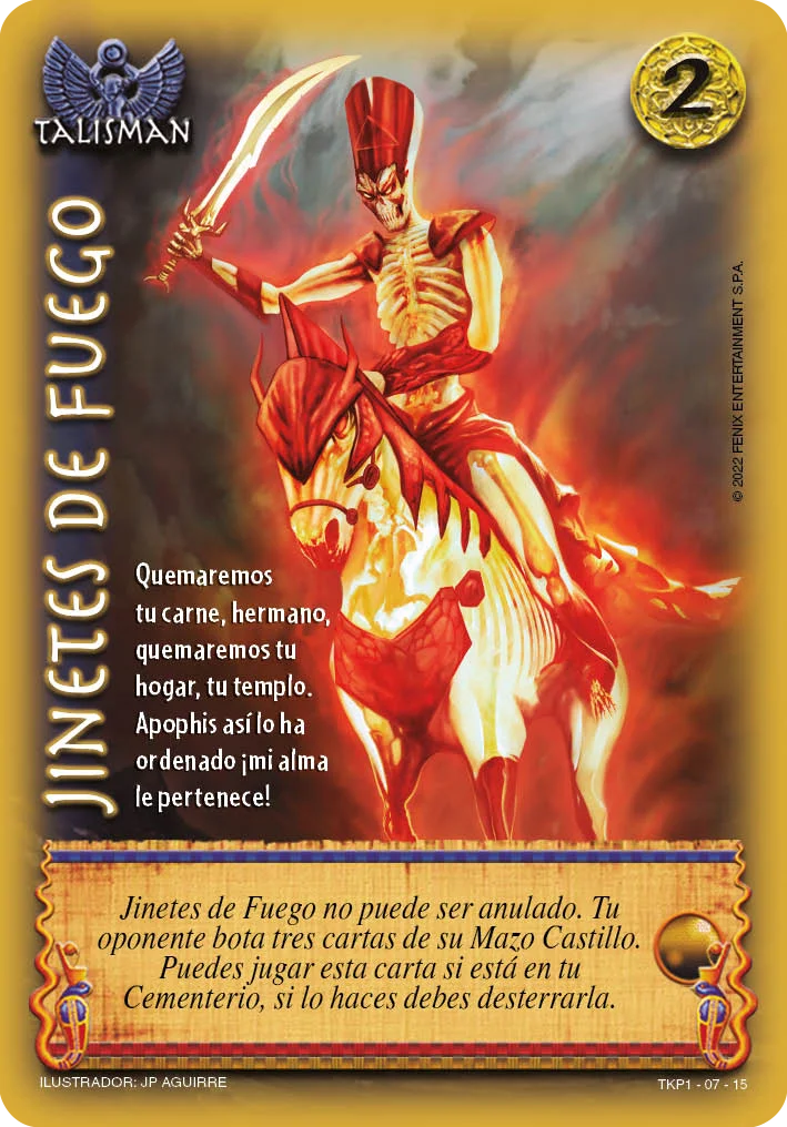Jinetes de Fuego 「TKP1-007」「ES」