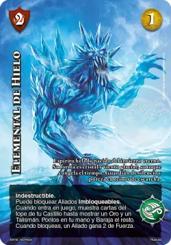 Elemental de Hielo 「TK25-030」「ES」