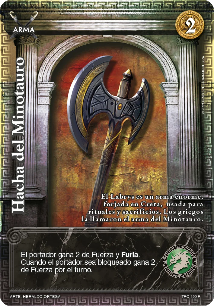 Hacha del Minotauro 「TRO-305」「ES」