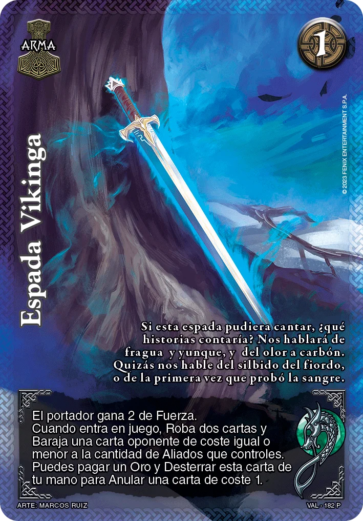Espada Vikinga 「valhalla-182」「ES」