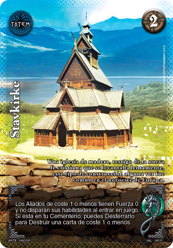 Stavkirke 「valhalla-183」「ES」