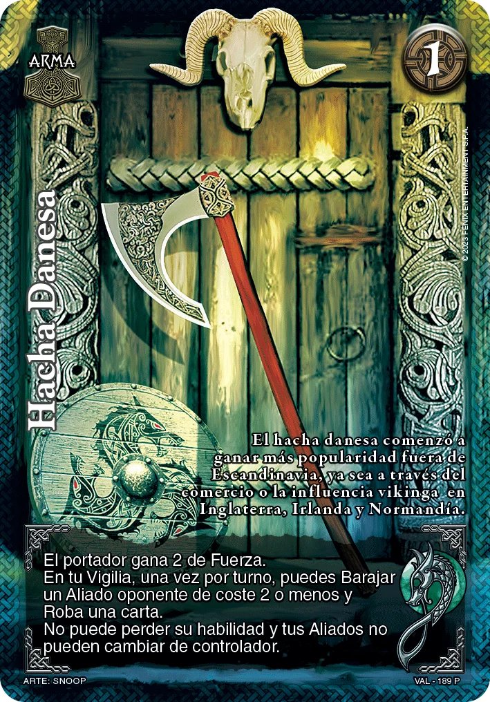 Hacha Danesa 「valhalla-189」「ES」