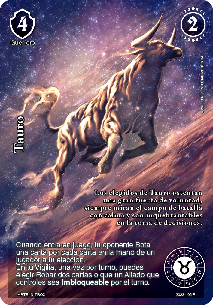 Tauro 「zodiaco-002」「ES」