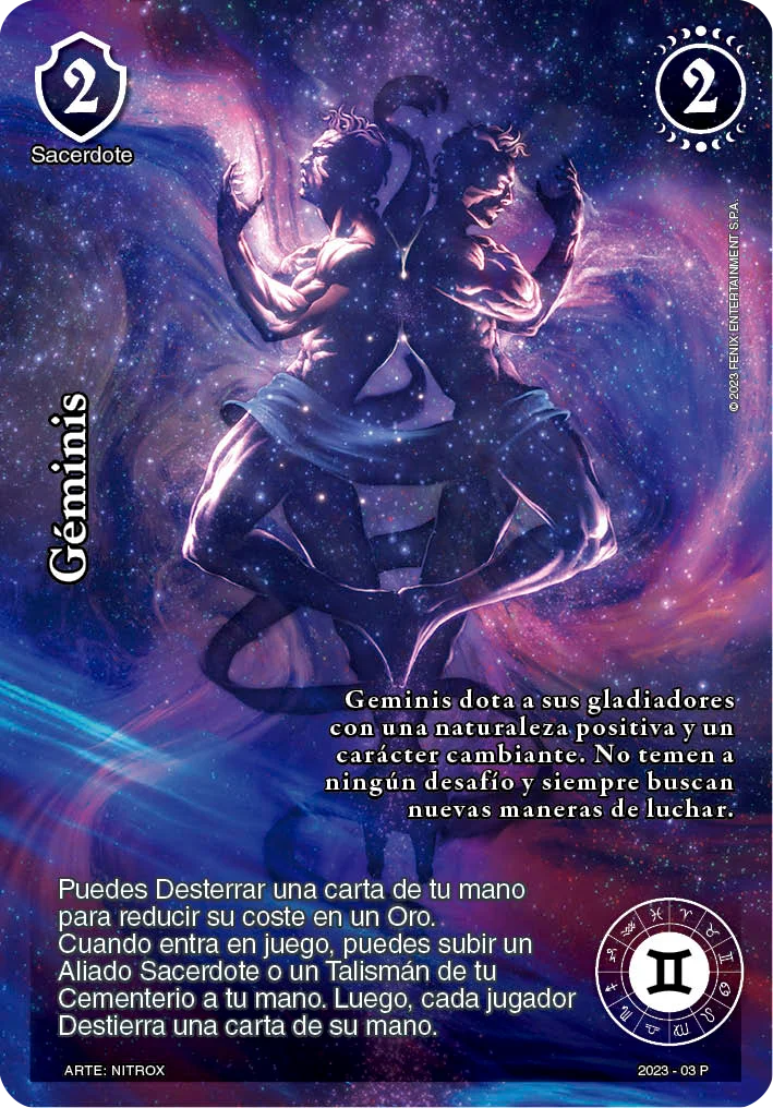 Geminis 「zodiaco-003」「ES」