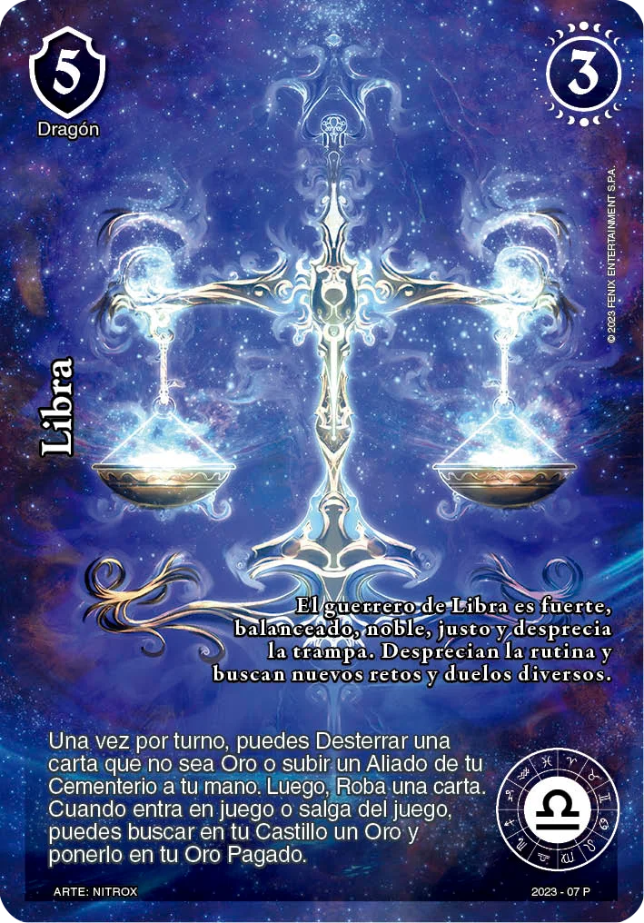 Libra 「zodiaco-007」「ES」