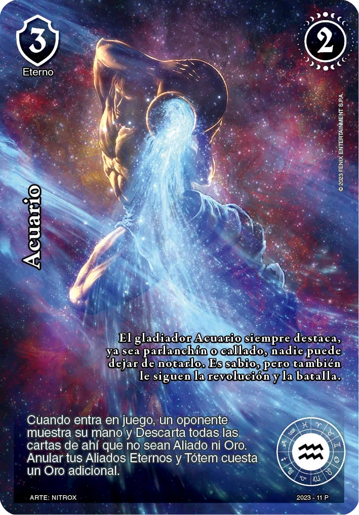 Acuario 「zodiaco-011」「ES」