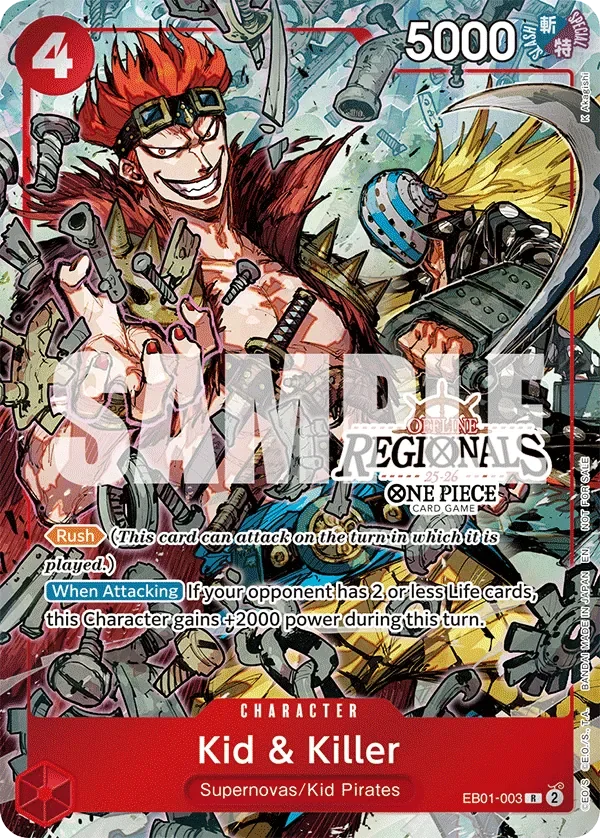 Kid & Killer 「EB01-003」 — Regional Participation Pack 2025 Vol.2「EN」