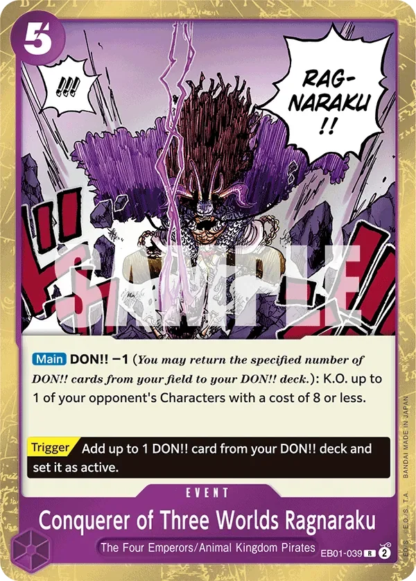 Conquerer of Three Worlds Ragnaraku 「EB01-039」「EN」