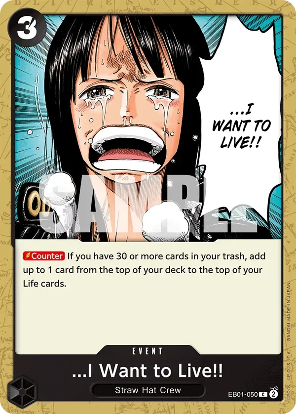 ...I Want to Live!! 「EB01-050」「EN」