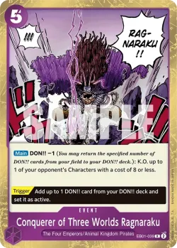Conquerer of Three Worlds Ragnaraku 「EB01-039」「EN」