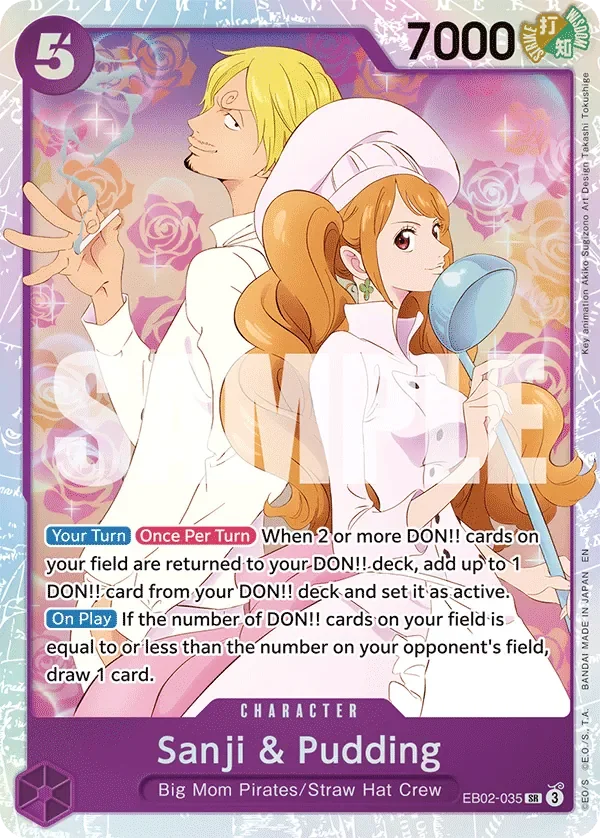 Sanji & Pudding 「EB02-035」「EN」