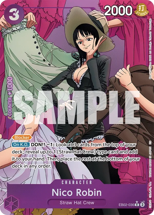Nico Robin 「EB02-036」 — Anime 25th Collection aa「EN」