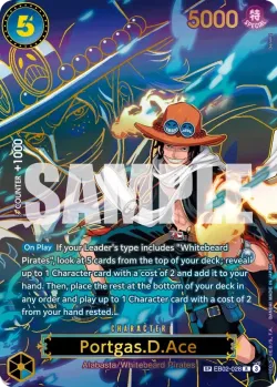 Portgas.D.Ace 「EB02-028」 — Carrying on His Will「EN」