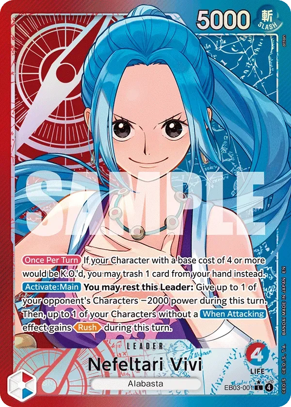 Nefeltari Vivi 「EB03-001」 — One Piece Heroines Edition aa「EN」