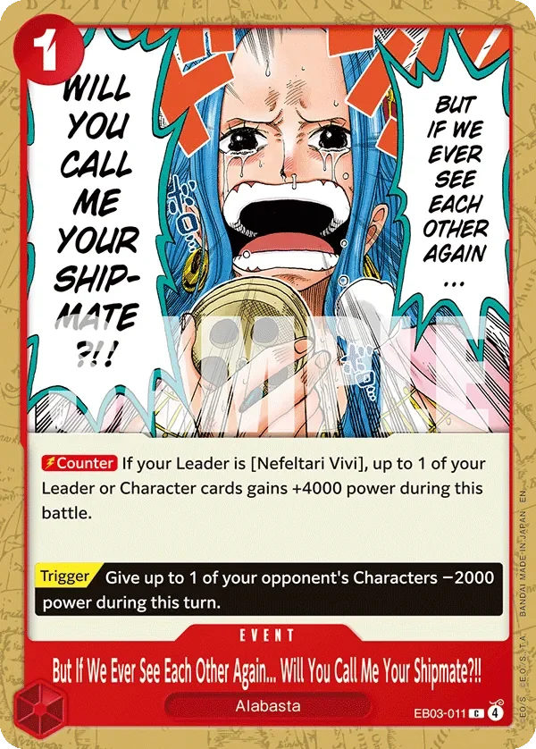 But If We Ever See Each Other Again... Will You Call Me Your Shipmate?!! 「EB03-011」「EN」