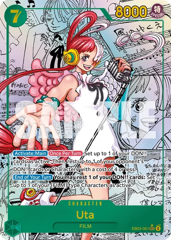 Uta 「EB03-061」 — One Piece Heroines Edition manga「EN」