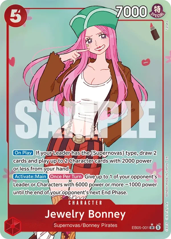 Jewelry Bonney — One Piece Heroines Edition vol.2 aa #EB05-001
