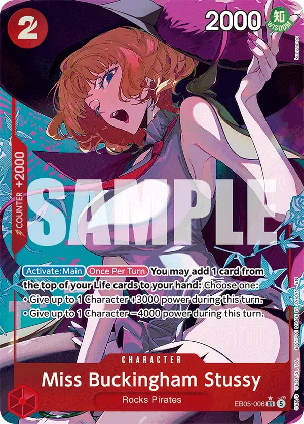 Miss Buckingham Stussy — One Piece Heroines Edition vol.2 aa #EB05-006 · One Piece