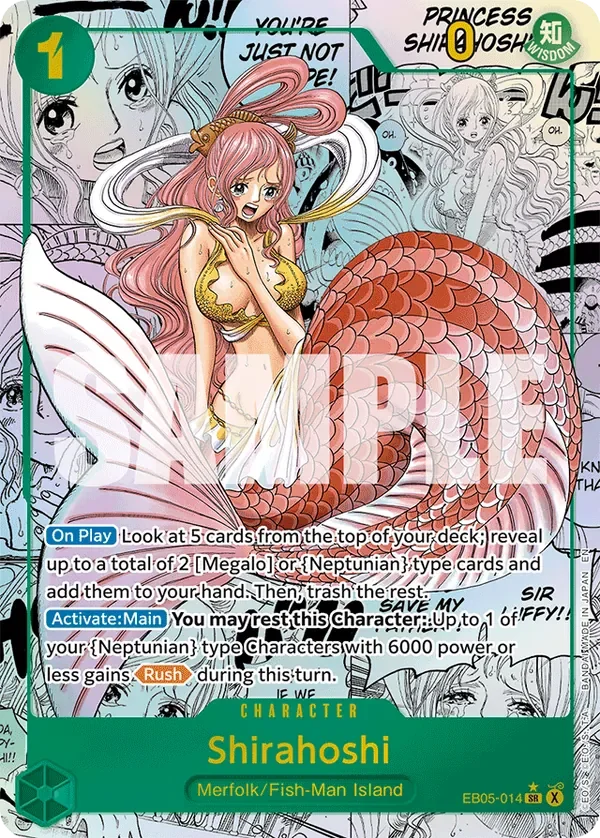 Shirahoshi — One Piece Heroines Edition vol.2 manga #EB05-014 · One Piece
