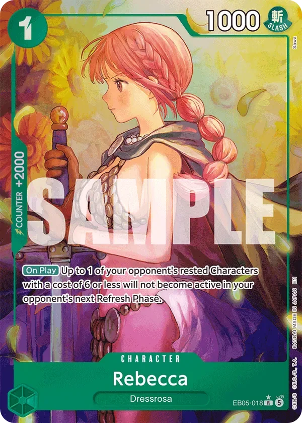 Rebecca — One Piece Heroines Edition vol.2 aa #EB05-018 · One Piece
