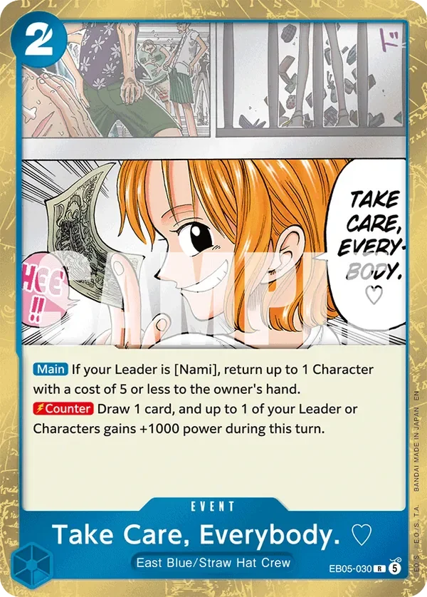 Take Care, Everybody. ♡ #EB05-030 · One Piece