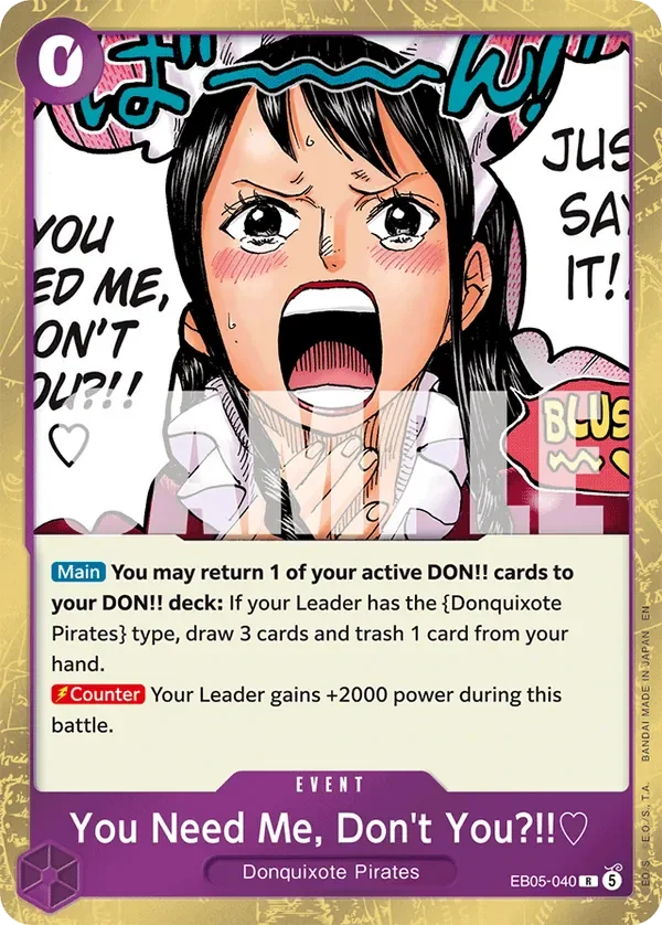 You Need Me, Don't You?!!♡ #EB05-040 · One Piece