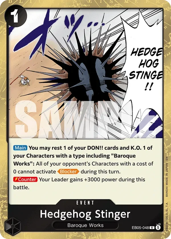Hedgehog Stinger #EB05-048 · One Piece