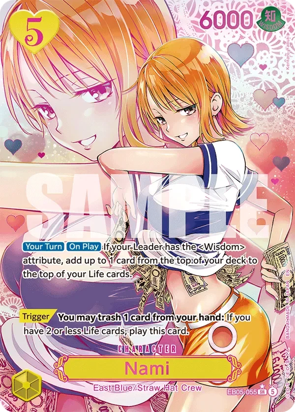Nami — One Piece Heroines Edition vol.2 aa #EB05-055 · One Piece