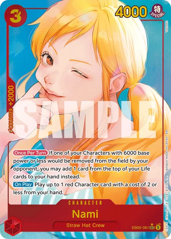 Nami — One Piece Heroines Edition vol.2 aa #EB05-061 · One Piece