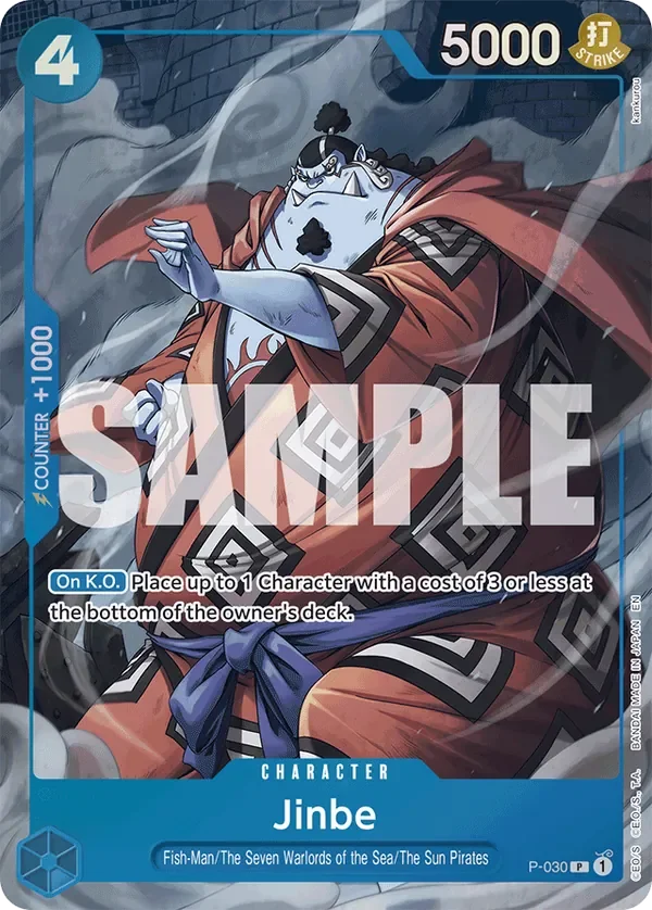 Jinbe 「P-030」 — Seven Warlords of the Sea Binder Set aa「EN」
