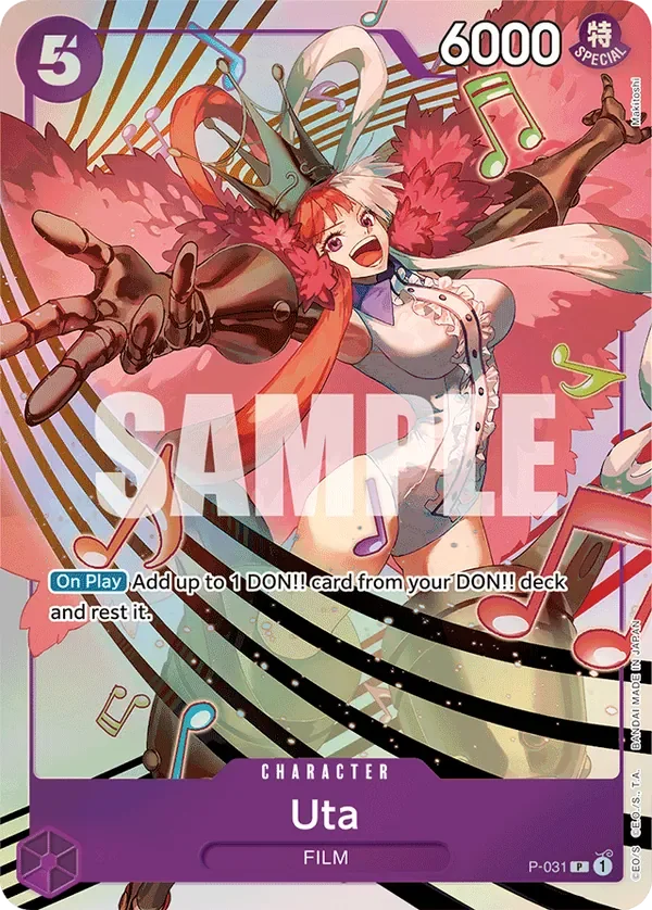 Uta 「P-031」 — Premium Card Collection -Uta- aa「EN」