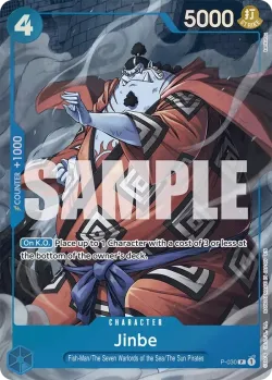 Jinbe 「P-030」 — Seven Warlords of the Sea Binder Set aa「EN」
