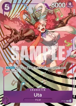 Uta 「P-031」 — Premium Card Collection -Uta- aa「EN」