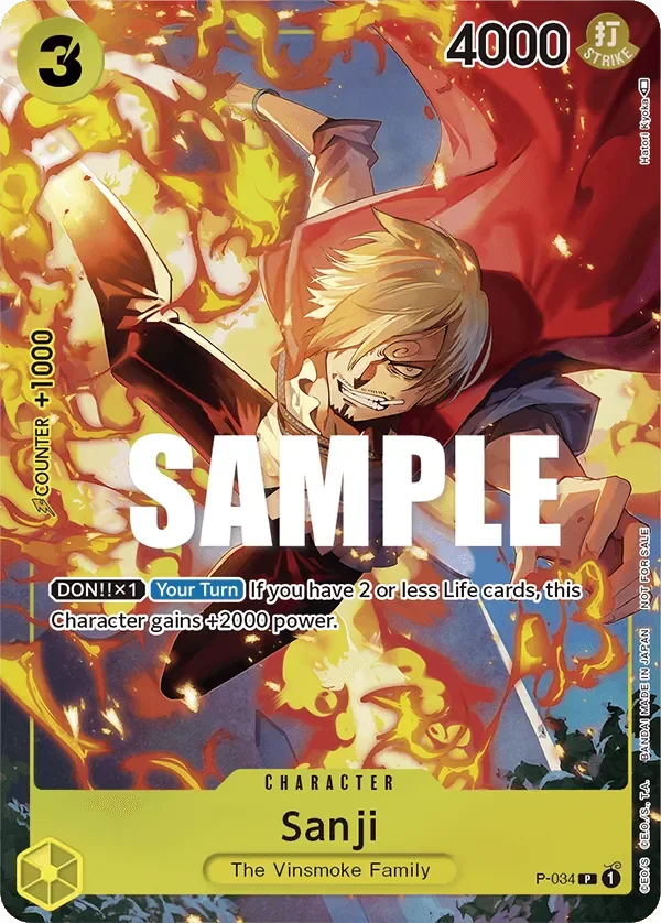 Sanji 「P-034」「EN」