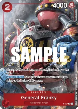 General Franky 「P-027」 — Championship 2023 Event Pack「EN」